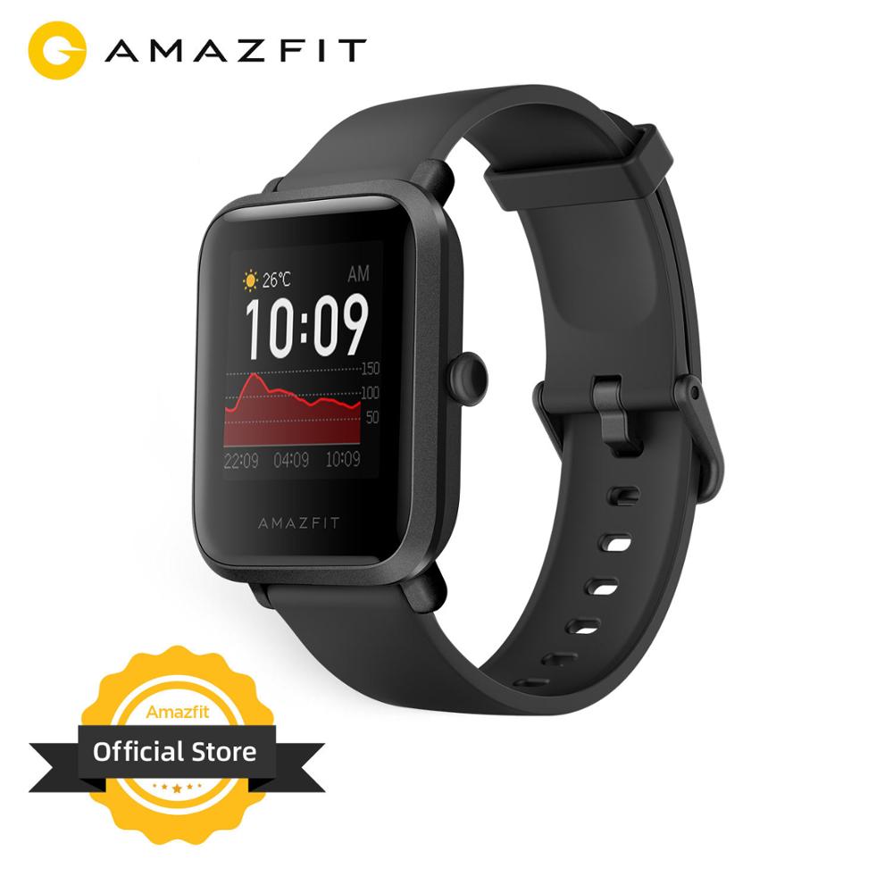 In Stock 2020 Global Amazfit Bip S Smartwatch 5ATM waterproof built in GPS GLONASS Bluetooth Smart Watch for Android iOS Phone