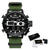 MEGALITH Men Sports Quartz Watch Men Multifunction Waterproof Luminous Wristwatch Men Dual Dispay Clock Horloges Mannen With Box