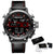 MEGALITH Men Sports Quartz Watch Men Multifunction Waterproof Luminous Wristwatch Men Dual Dispay Clock Horloges Mannen With Box